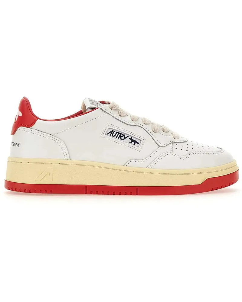 AUTRY Low-Top Sneaker White Leather "Medialist" Sneakers weiß Weiß