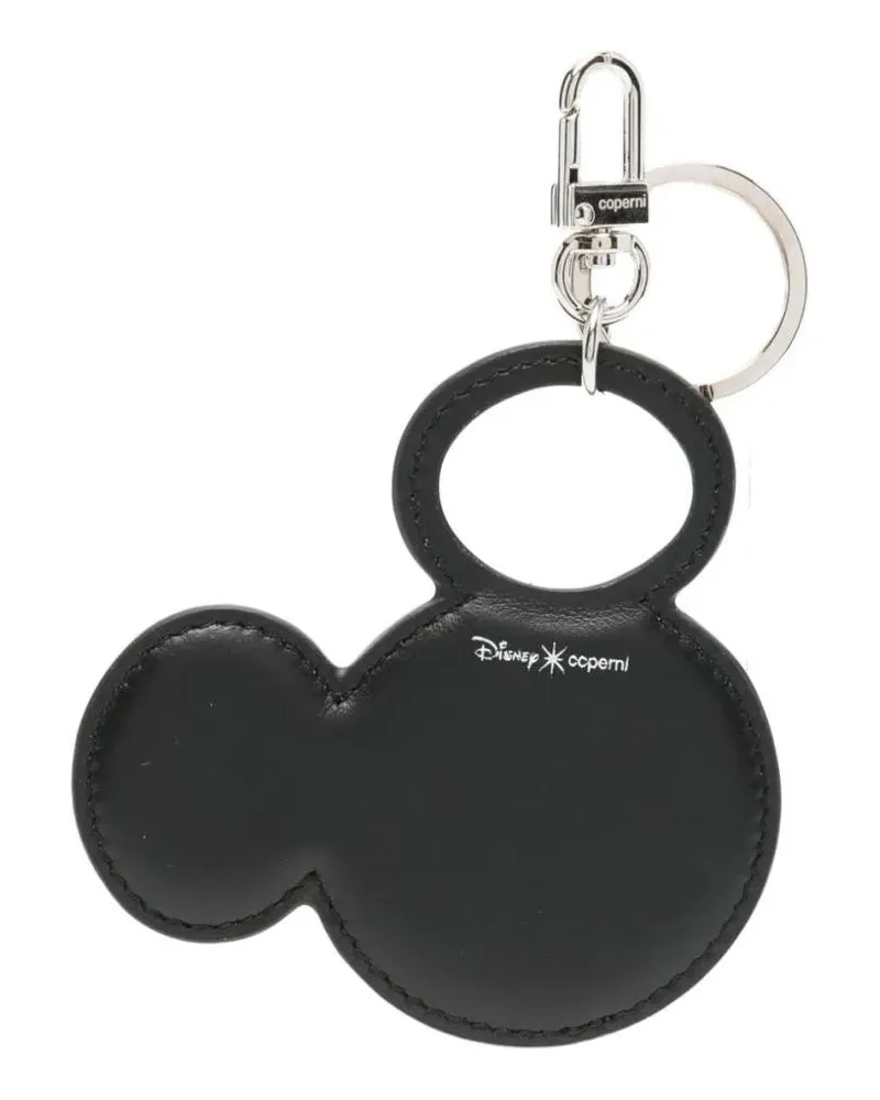 COPERNI Schlüssel- & Taschenanhänger Black Key Holder With Polished Metal Details black Schwarz