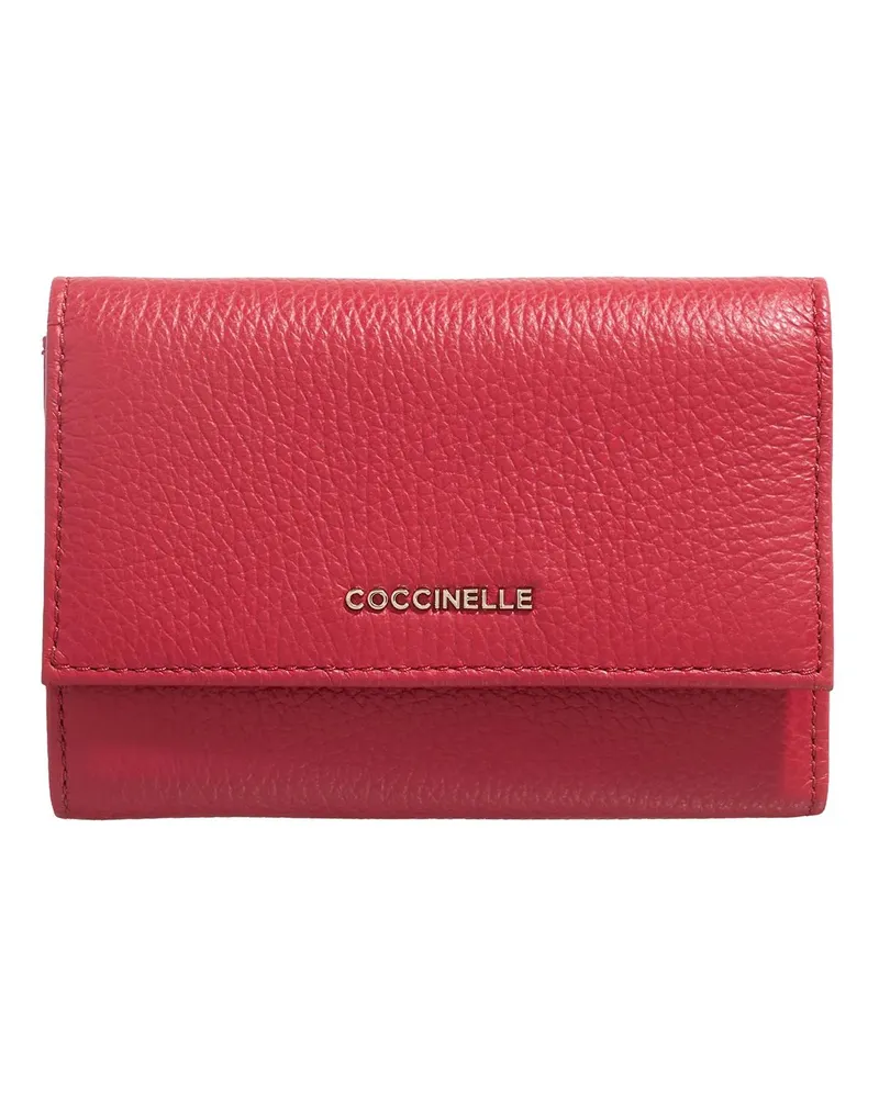 Coccinelle Portemonnaie Metallic Soft rot Rot