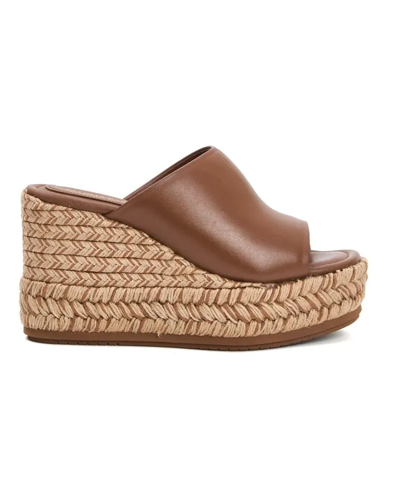 Paloma Barceló Sandalen Leather Rope Wedge Slipper braun Braun