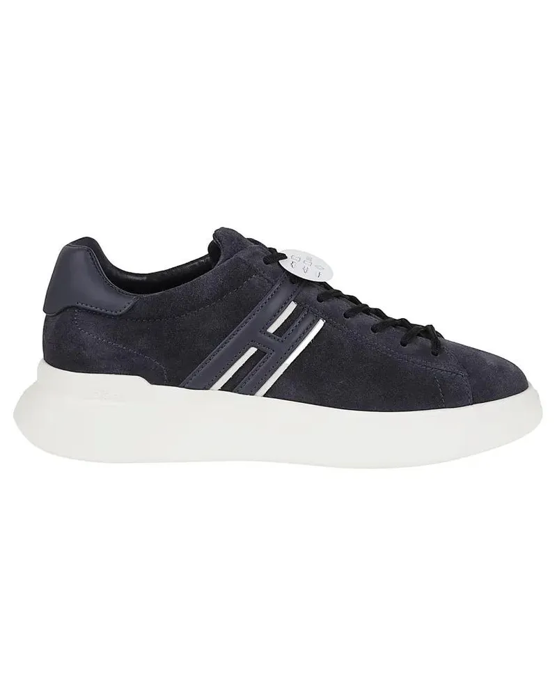 Hogan Low-Top Sneaker Greased Suede And Leather Sneakers schwarz Schwarz