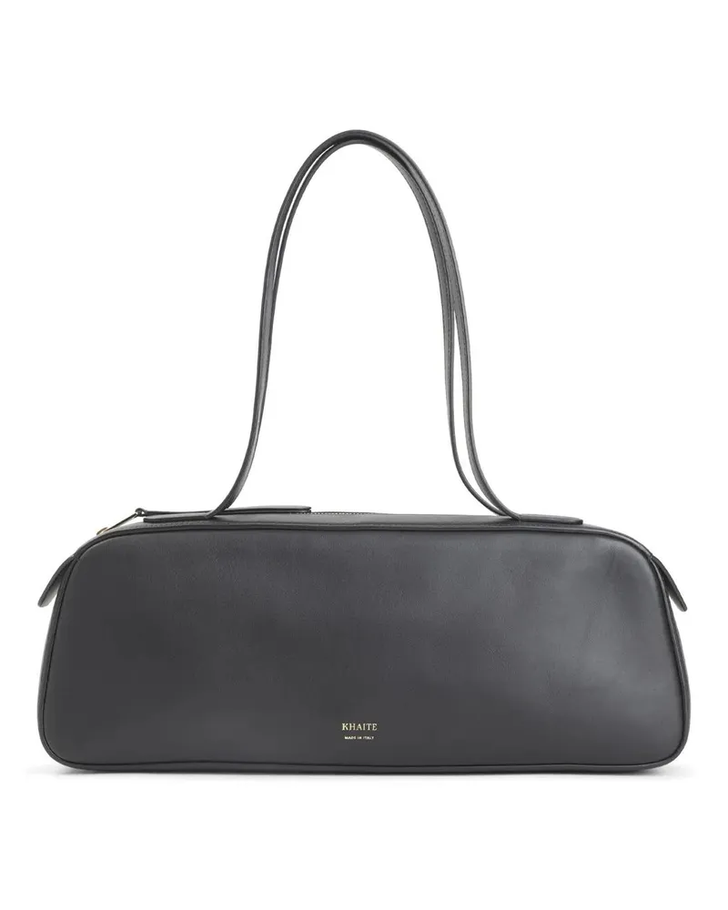 KHAITE Hobo Bags Rectangular Handbag In Smooth Calf Leather schwarz Schwarz