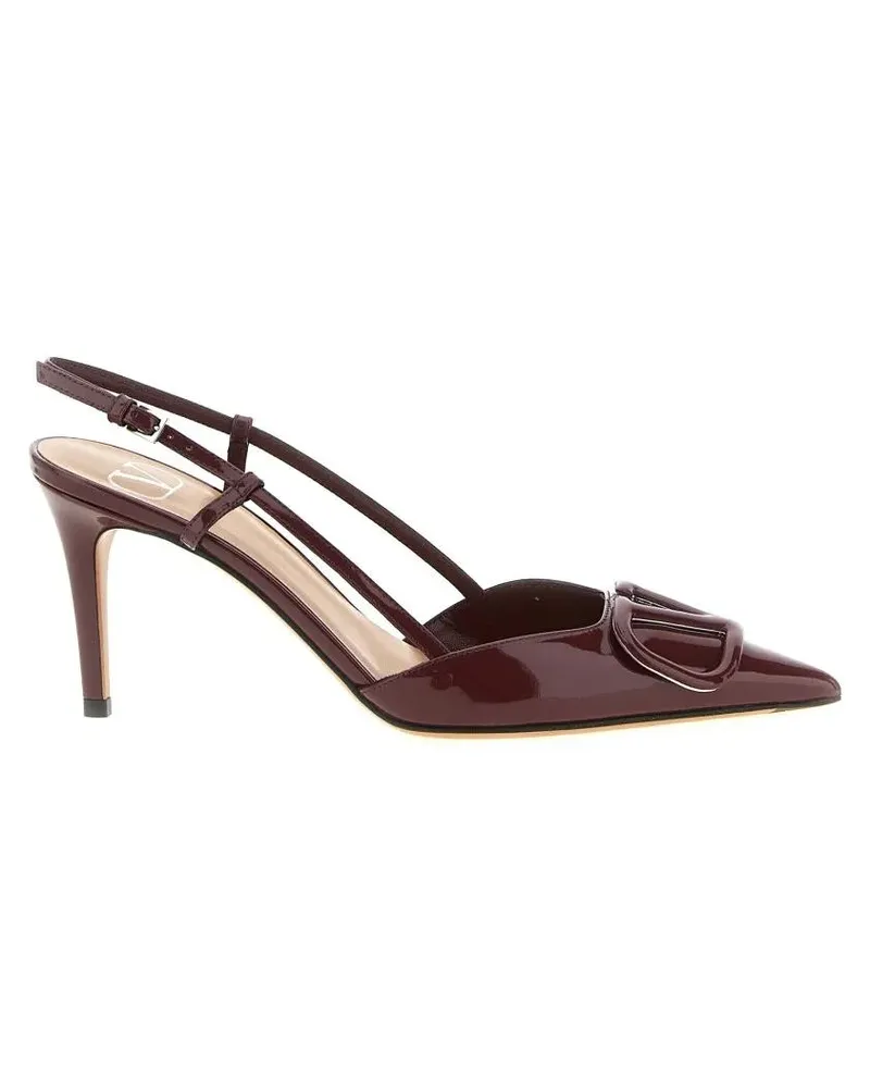 Valentino Garavani Hohe Schuhe Slingback Vlogo Signature rot Rot