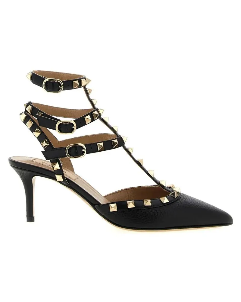 Valentino Garavani Hohe Schuhe 'Rockstud' Pumps schwarz Schwarz