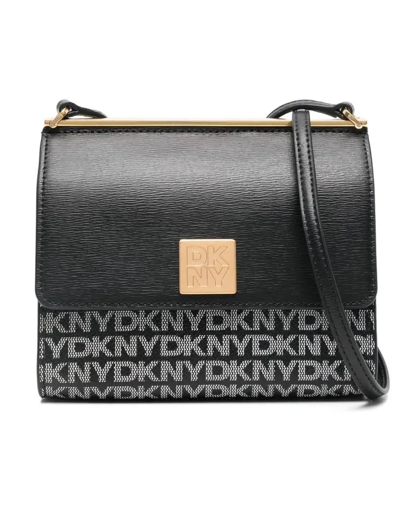 DKNY Hobo Bags Mona Flap Crossbody schwarz Schwarz
