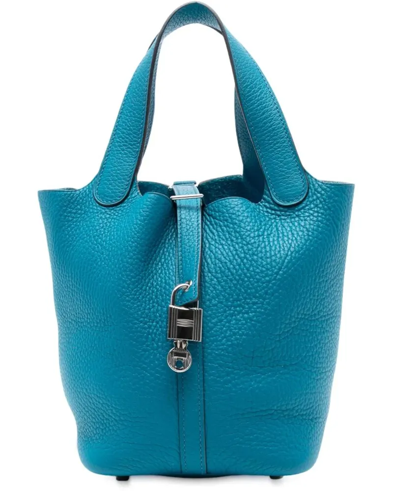 Hermès Crossbody Bags Clemence Picotin Lock 18 blau Blau