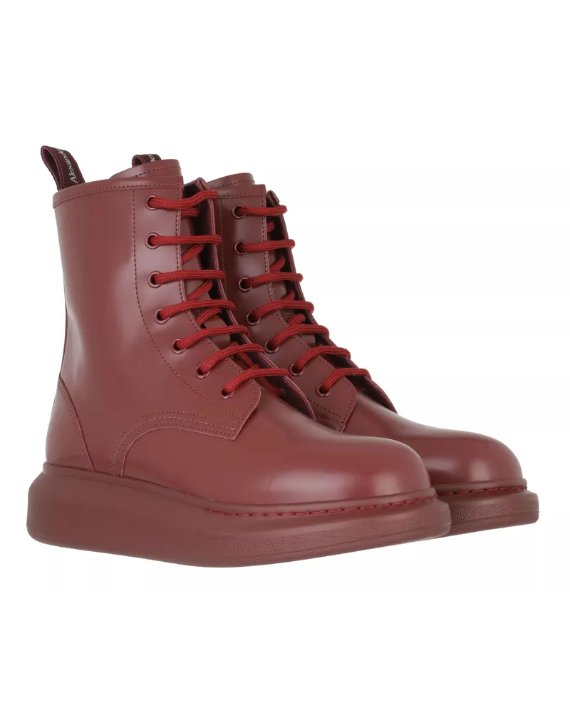 Alexander McQueen Boots & Stiefeletten Hybrid Boots Rot