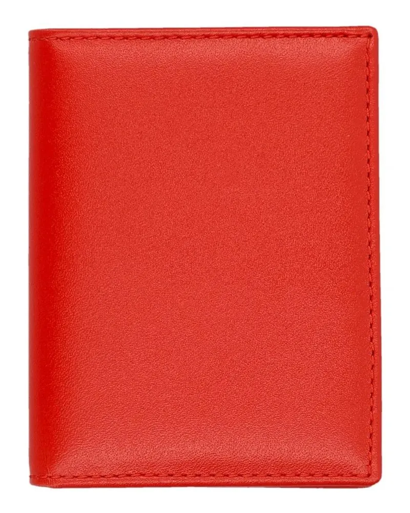 Comme des Garçons Portemonnaies Bifold Wallet In Vibrant Red rot Rot