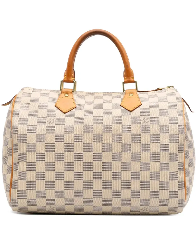 Louis Vuitton Crossbody Bags Damier Azur Speedy 30 weiß Weiß