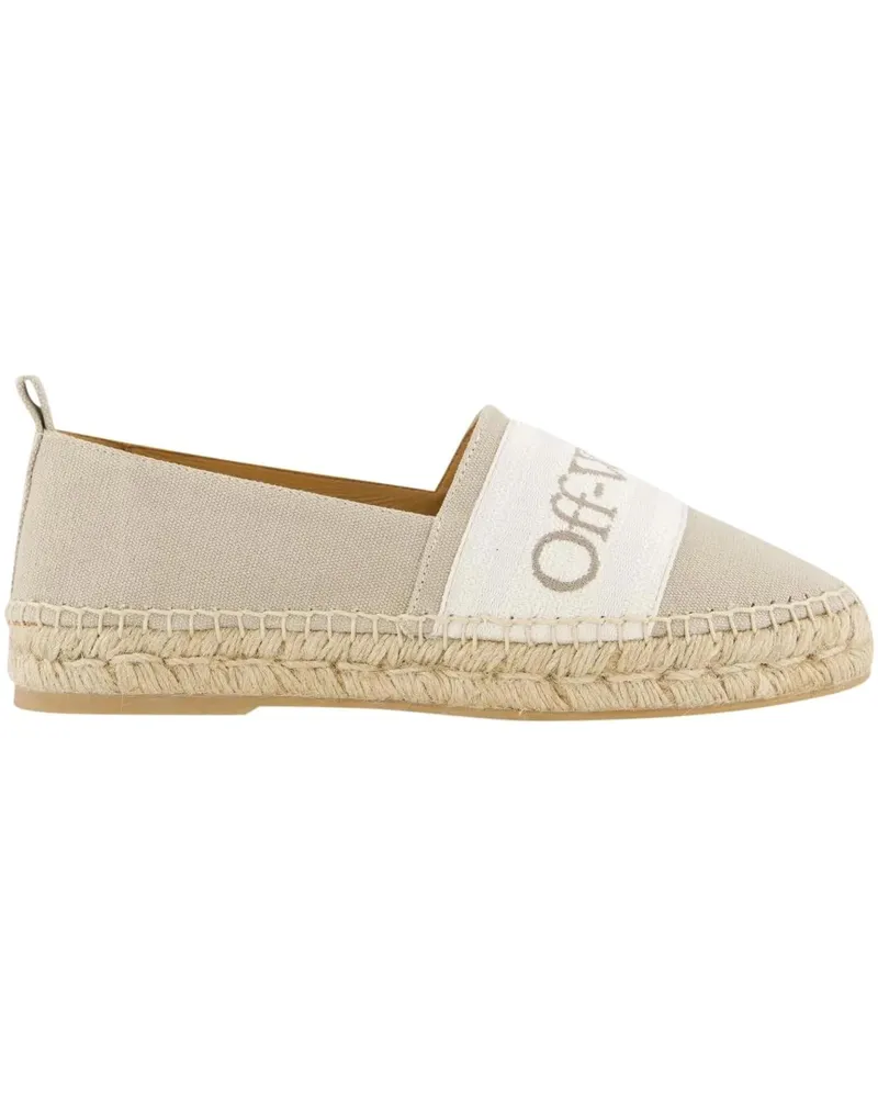 OFF-WHITE Loafer Dames Bookish Espadrille Beige/Wit beige Beige
