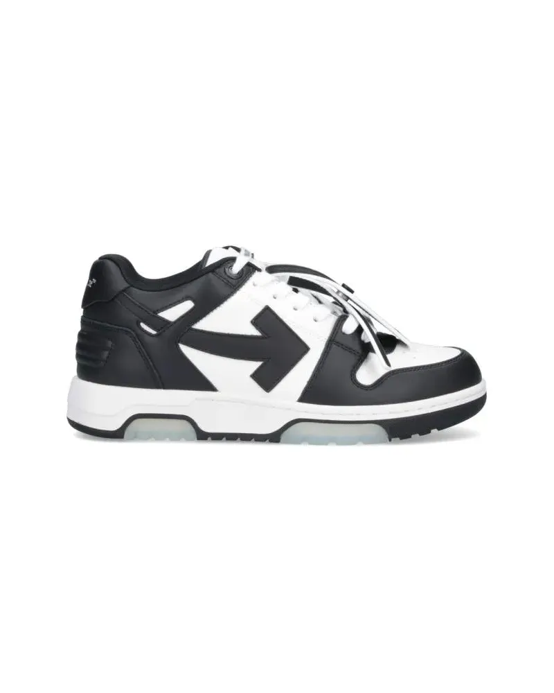 OFF-WHITE Low-Top Sneaker Color-Block Low-Top Sneakers With Bold Arrow Motif schwarz Schwarz