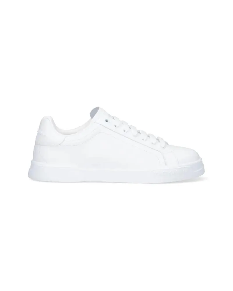 Dolce & Gabbana Low-Top Sneaker 'Portofino Vintage' Sneakers – White weiß Weiß