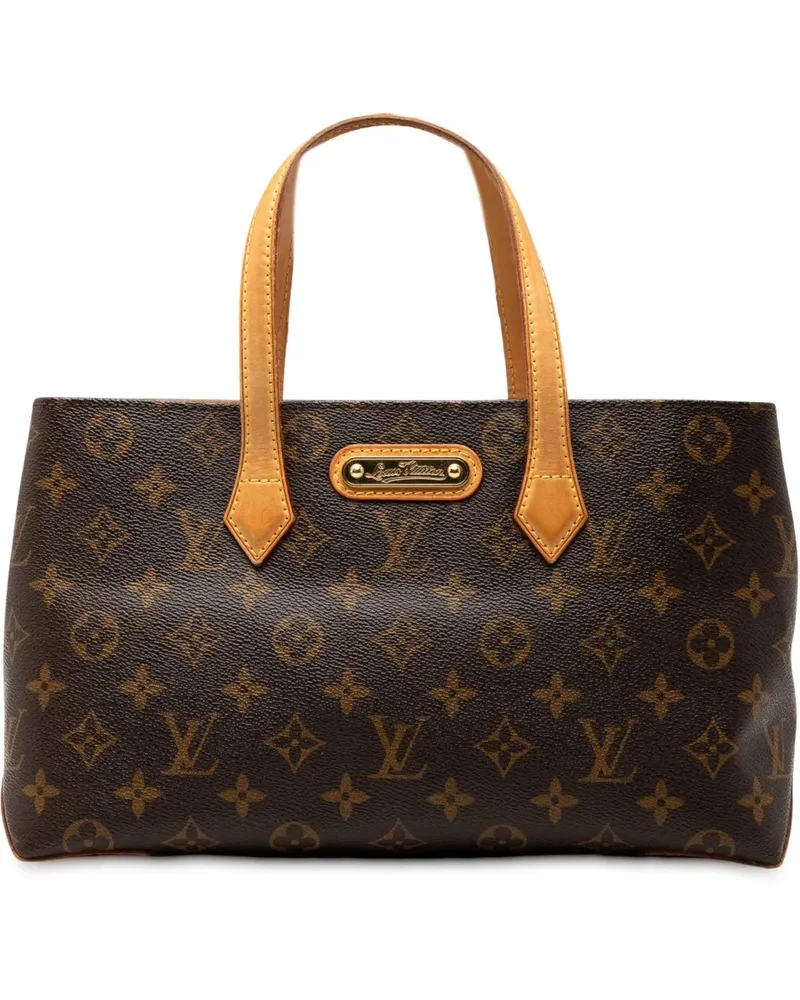 Louis Vuitton Crossbody Bags Monogram Wilshire PM braun Braun