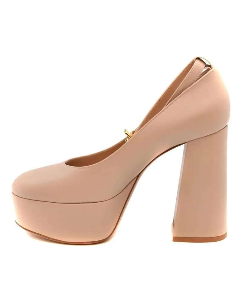Gianvito Rossi Hohe Schuhe Decollete Beige beige Beige