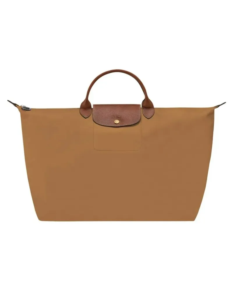 Longchamp Koffer Spacious Travel Bag With Structured Silhouette And braun Braun