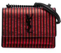 Hobo Bags 2019 Small Metallic Striped Canvas Monogram Sunset rot