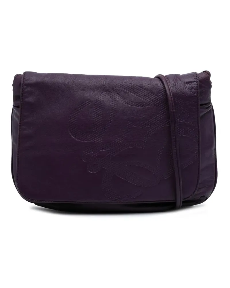 Loewe Hobo Bags 2000-2024 Anagram Nappa Crossbody lila Lila