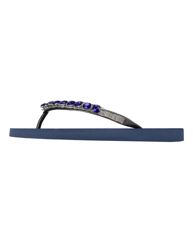 uzurii Slipper & Pantoletten Zehentrenner Sarah blau Blau