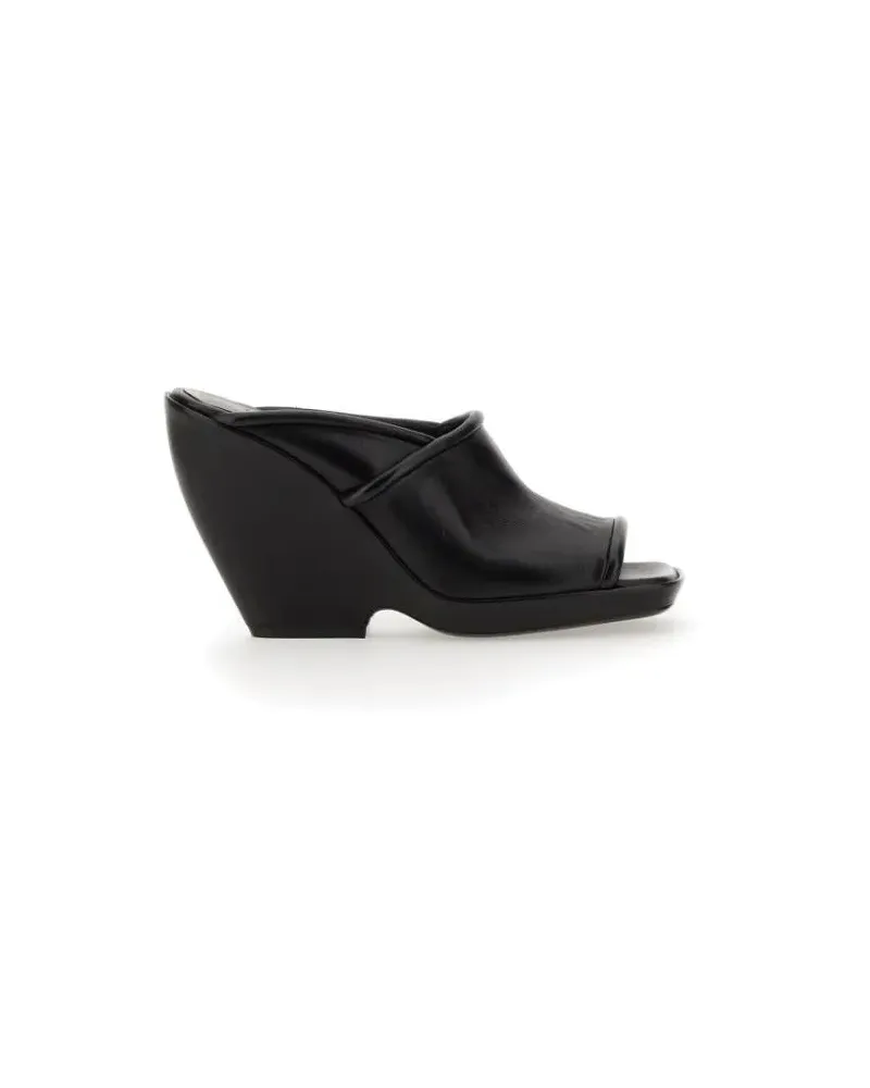 KHAITE Slipper & Pantoletten The Stagg 105Mm Sandals Mules schwarz Schwarz