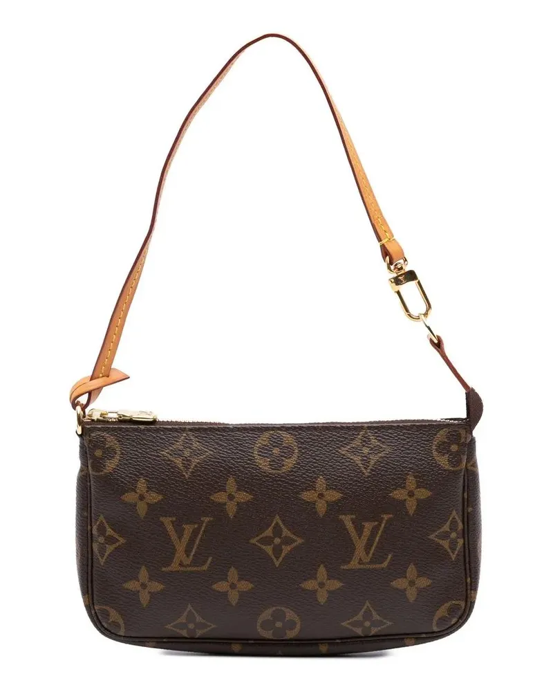 Louis Vuitton Crossbody Bags Monogram Mini Pochette Accessoires braun Braun