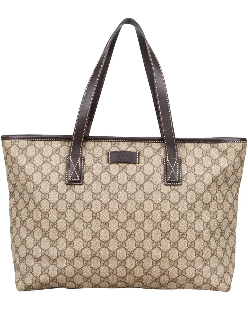 Gucci Crossbody Bags  GG Supreme Monogram Handbag braun Braun