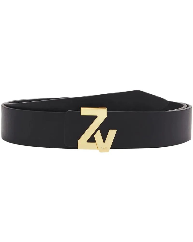 Zadig & Voltaire Gürtel Belts Black schwarz Schwarz