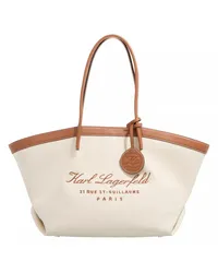 Karl Lagerfeld Shopper Hotel Karl Md Tote Canvas Beige