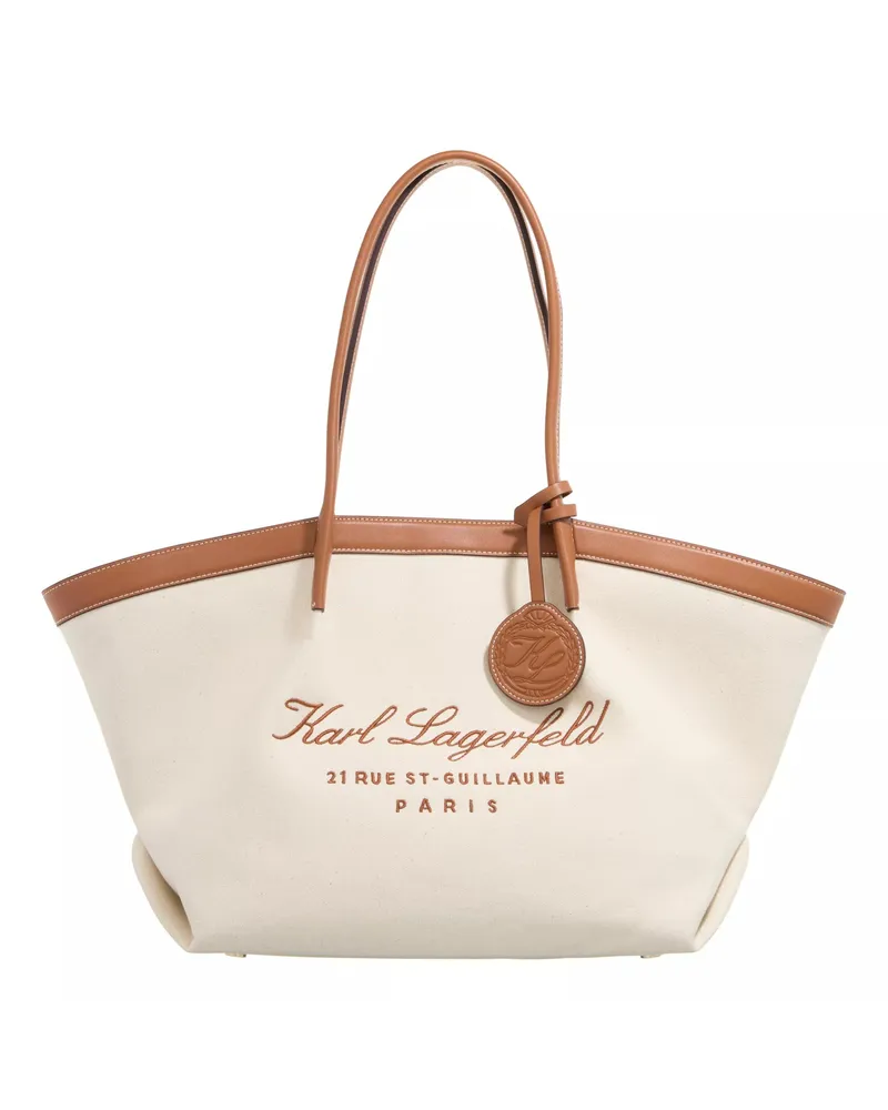 Karl Lagerfeld Shopper Hotel Karl Md Tote Canvas Beige