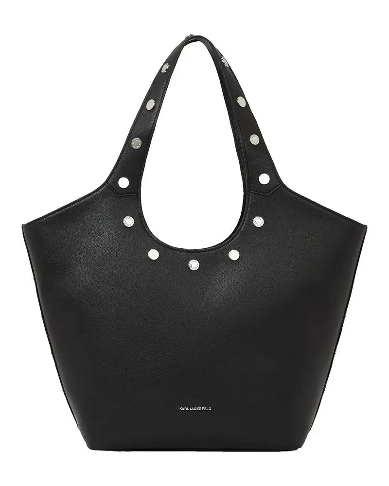 Karl Lagerfeld Shopper K/Rocky Marais mittelgroße Tote Bag schwarz Schwarz