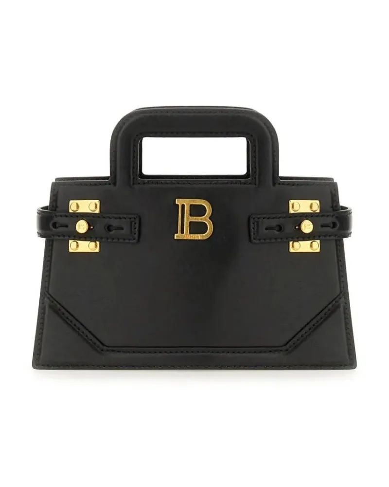 Balmain Hobo Bags "B-Buzz" Bag schwarz Schwarz