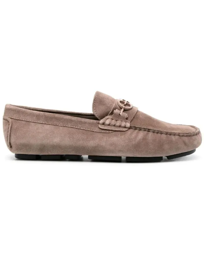 Baldinini Loafer Beige Cow Leather Loafers pink Rosa