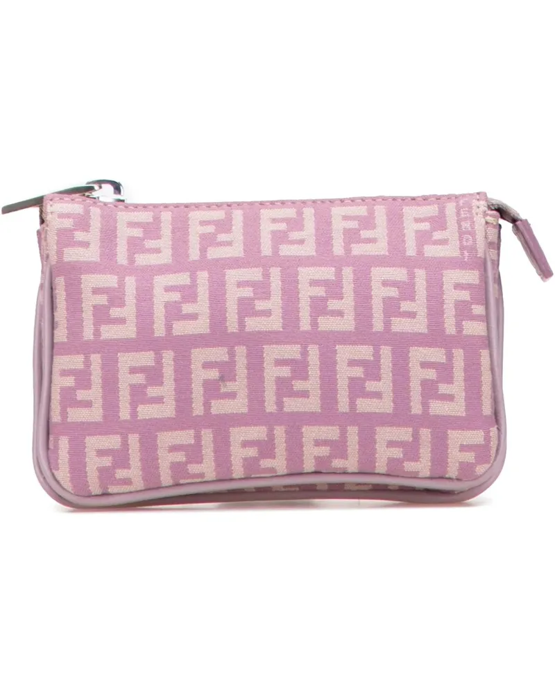 Fendi Portemonnaie Zucchino Canvas Coin Pouch orange Orange