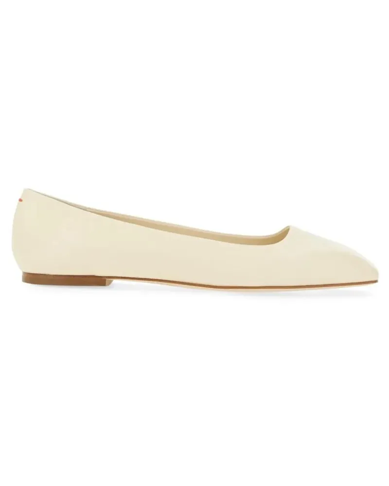 aeyde Ida" Dancer Nappa Leather Flats weiß Weiß