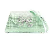 Shopper Green Mini Bow Shoulder Bag