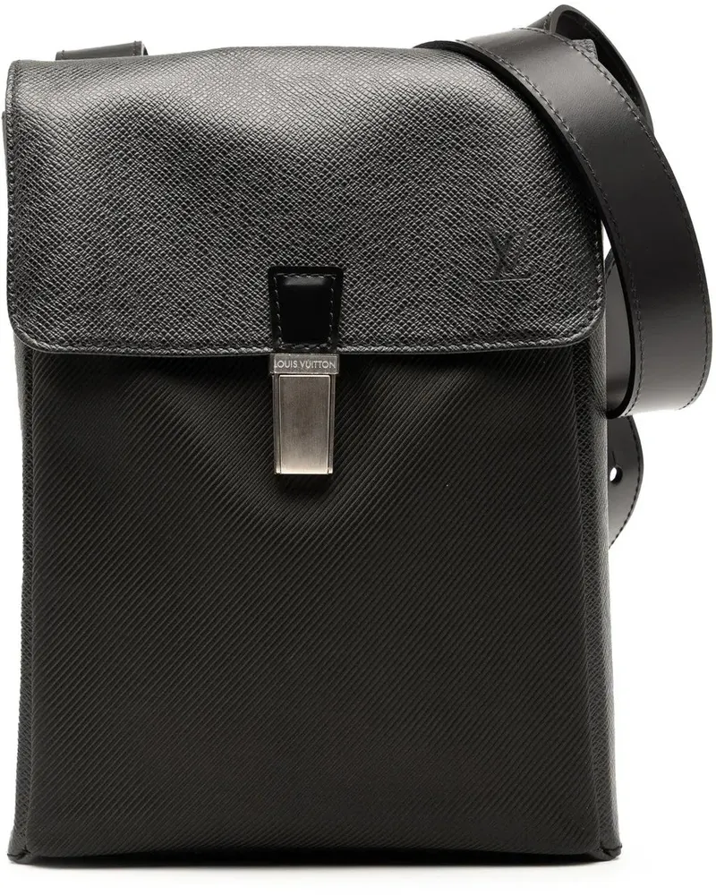 Louis Vuitton Hobo Bags Taiga Saratov PM schwarz Schwarz