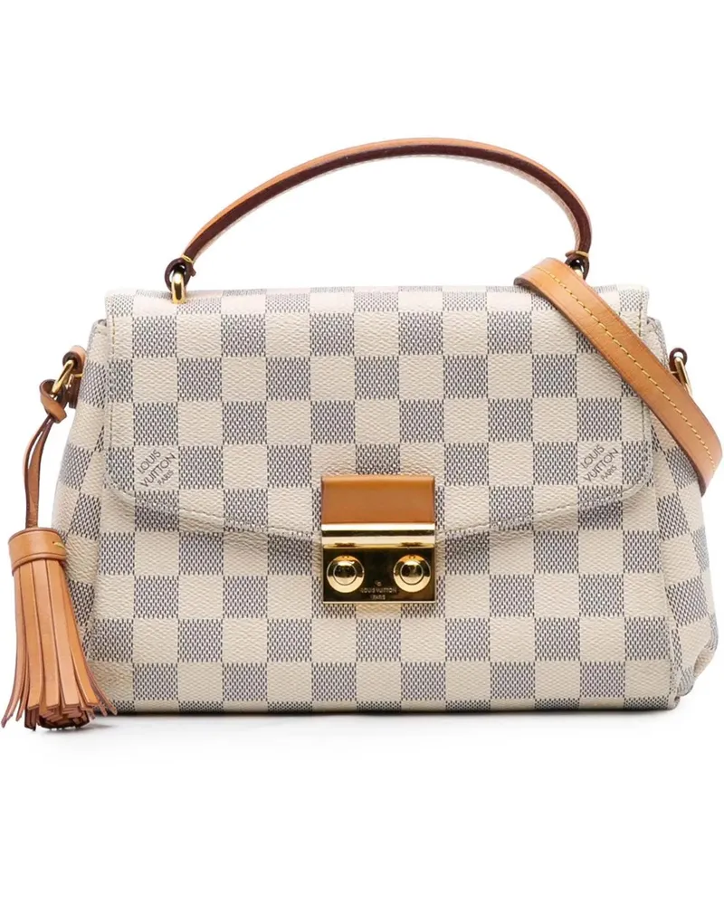 Louis Vuitton Hobo Bags Damier Azur Croisette weiß Weiß