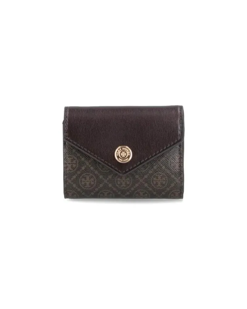 Tory Burch Portemonnaie Small Wallet "T Monogram" – Brown braun Braun