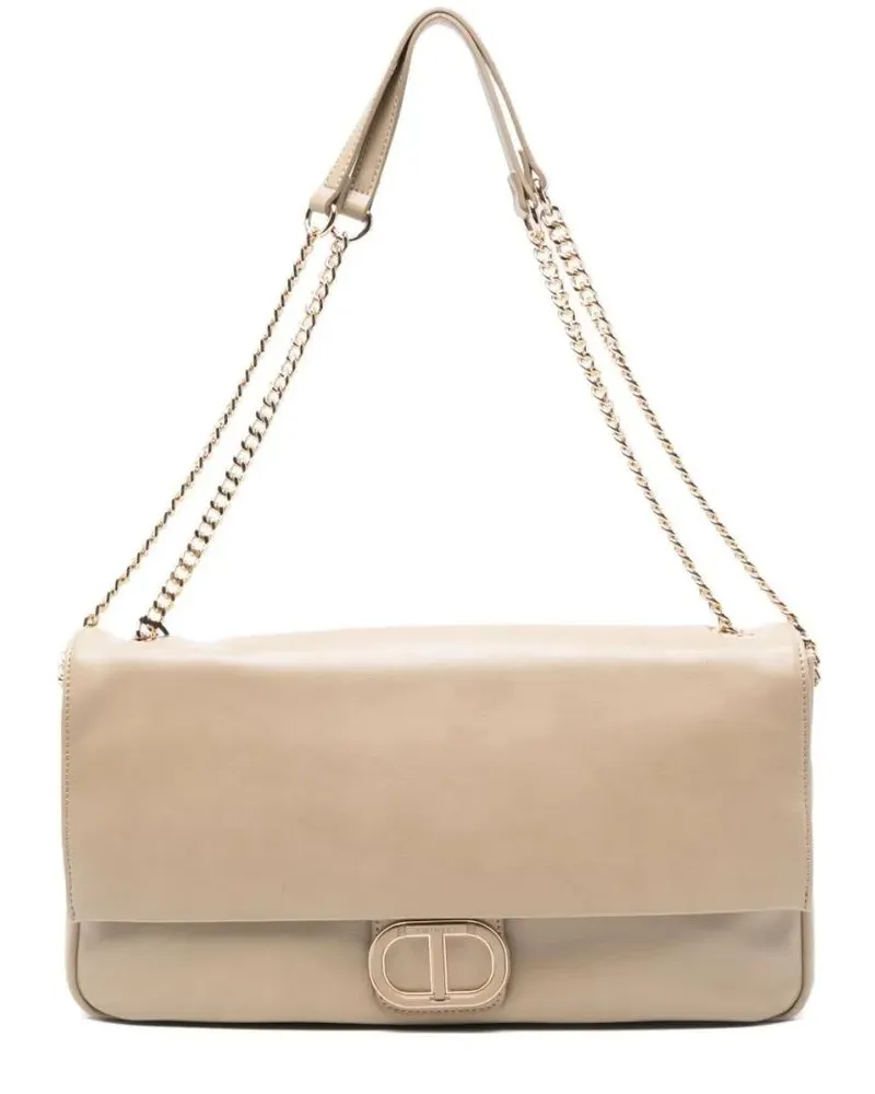 Twin-Set Hobo Bags Structured Neutral  Handbag beige Beige