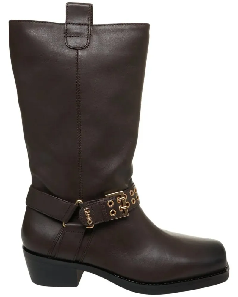 Liu Jo Stiefel Leather texan boots braun Braun