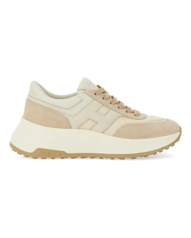 Hogan Low-Top Sneaker Chunky Sole Leather Sneakers beige Beige