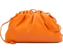 Hobo Bags Lambskin The Mini Pouch Crossbody orange