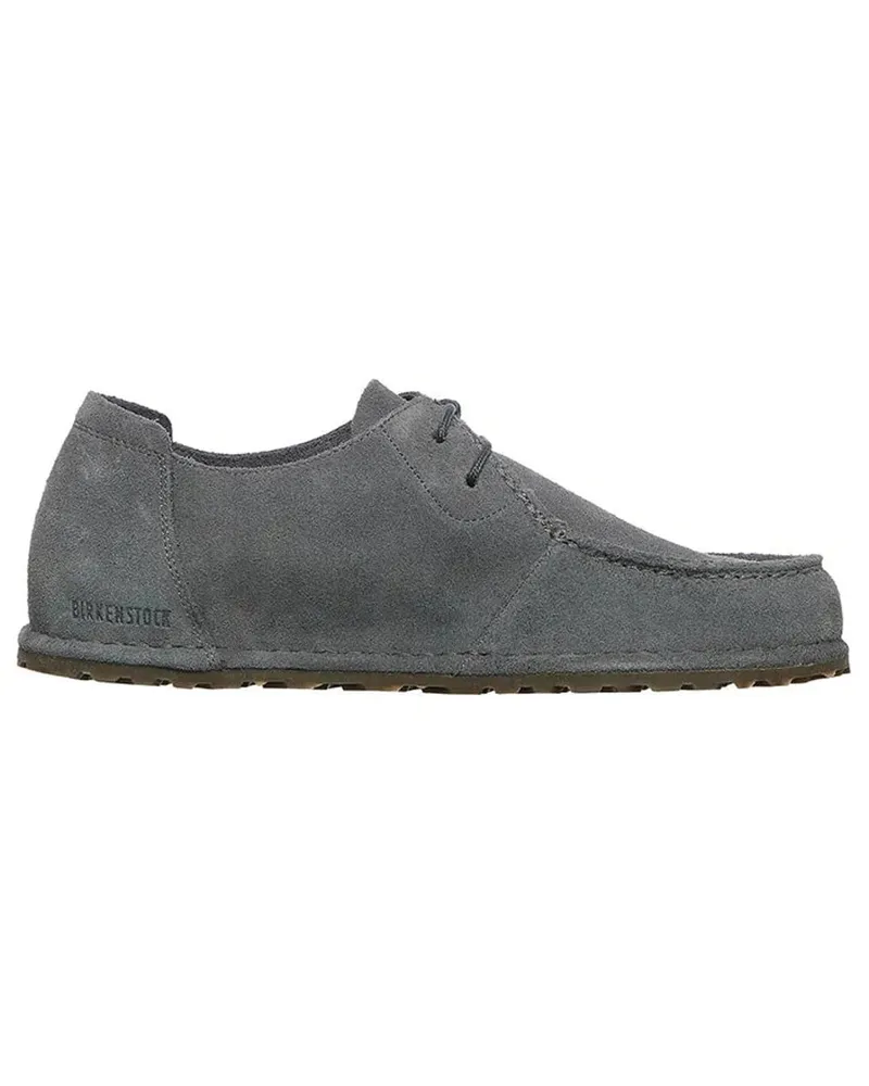 Birkenstock Slipper & Pantoletten UTTI LACE BASALT GREY blau Blau