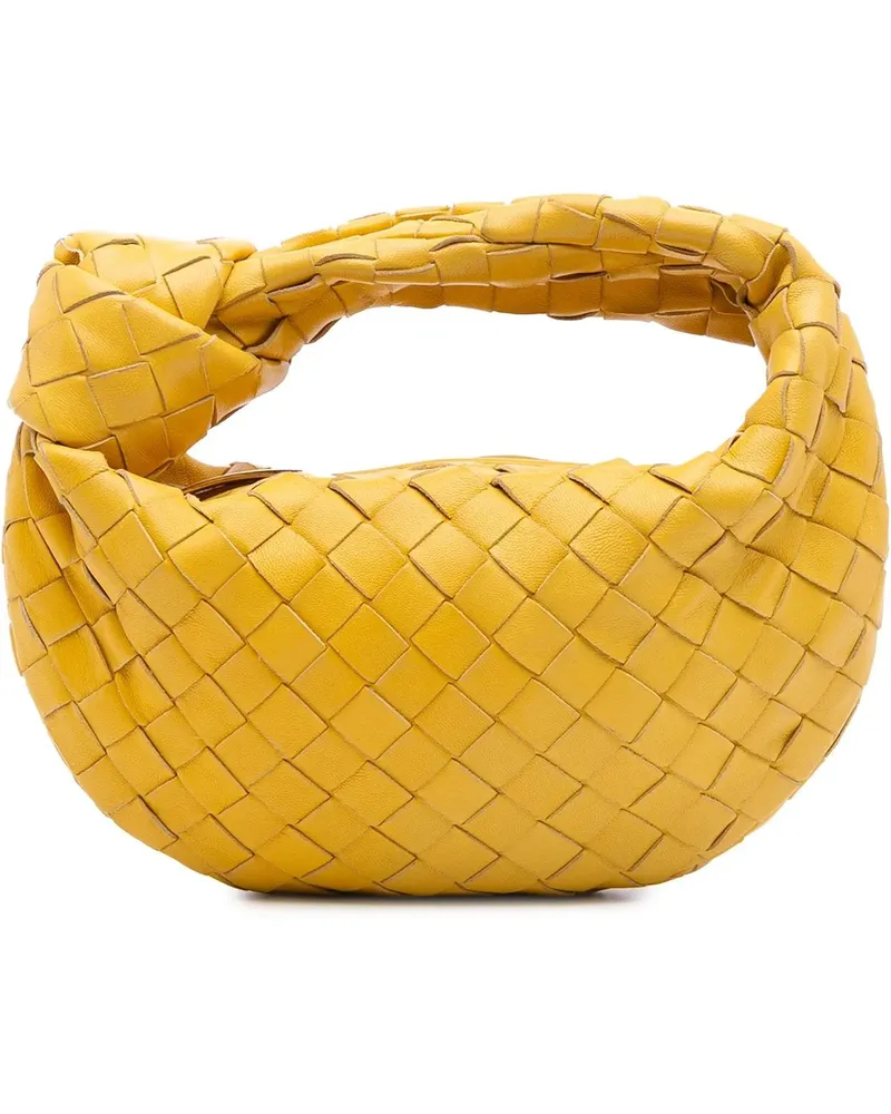 Bottega Veneta Hobo Bags Mini Nappa Intrecciato Jodie gelb Gelb