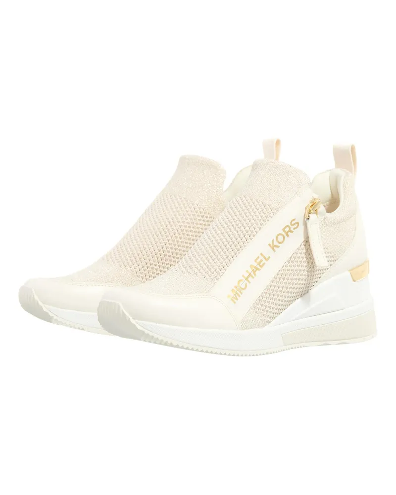 Michael Kors Low-Top Sneaker Willis Wedge Trainer champagnerfarben 