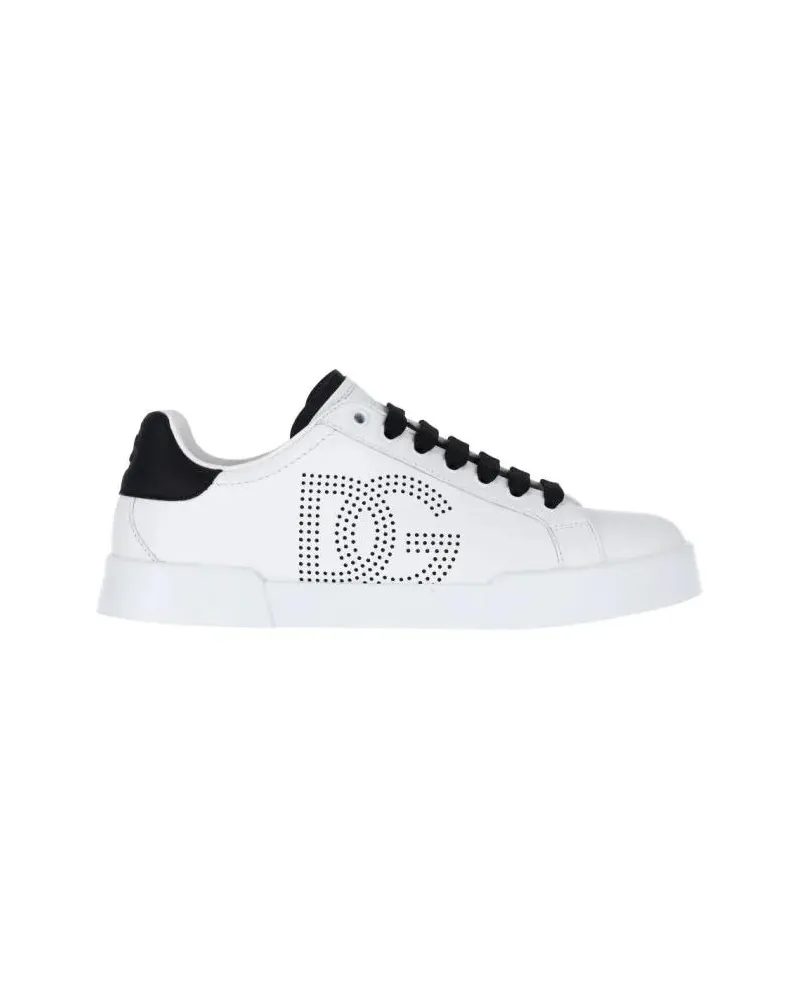 Dolce & Gabbana Low-Top Sneaker "Portofino" Sneakers – White weiß Weiß
