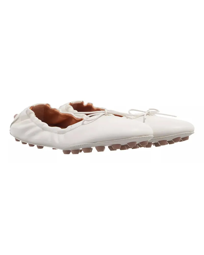 TOD'S Loafers & Ballerinas Ballerinas Bubble In Leather Creme