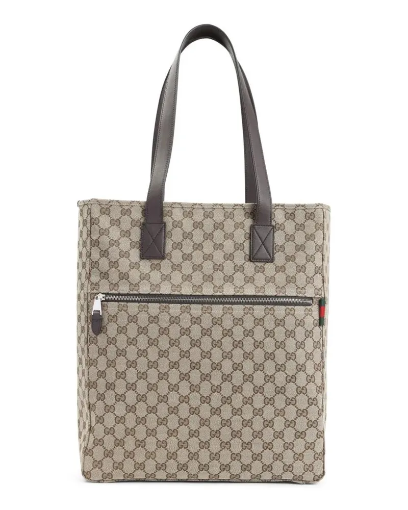 Gucci Shopper & Totes Rectangular Beige Canvas Tote beige Beige
