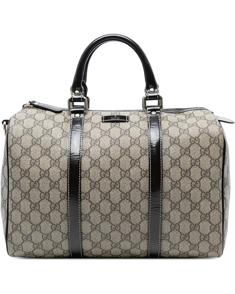 Gucci Crossbody Bags Medium GG Supreme Joy Boston Bag braun Braun