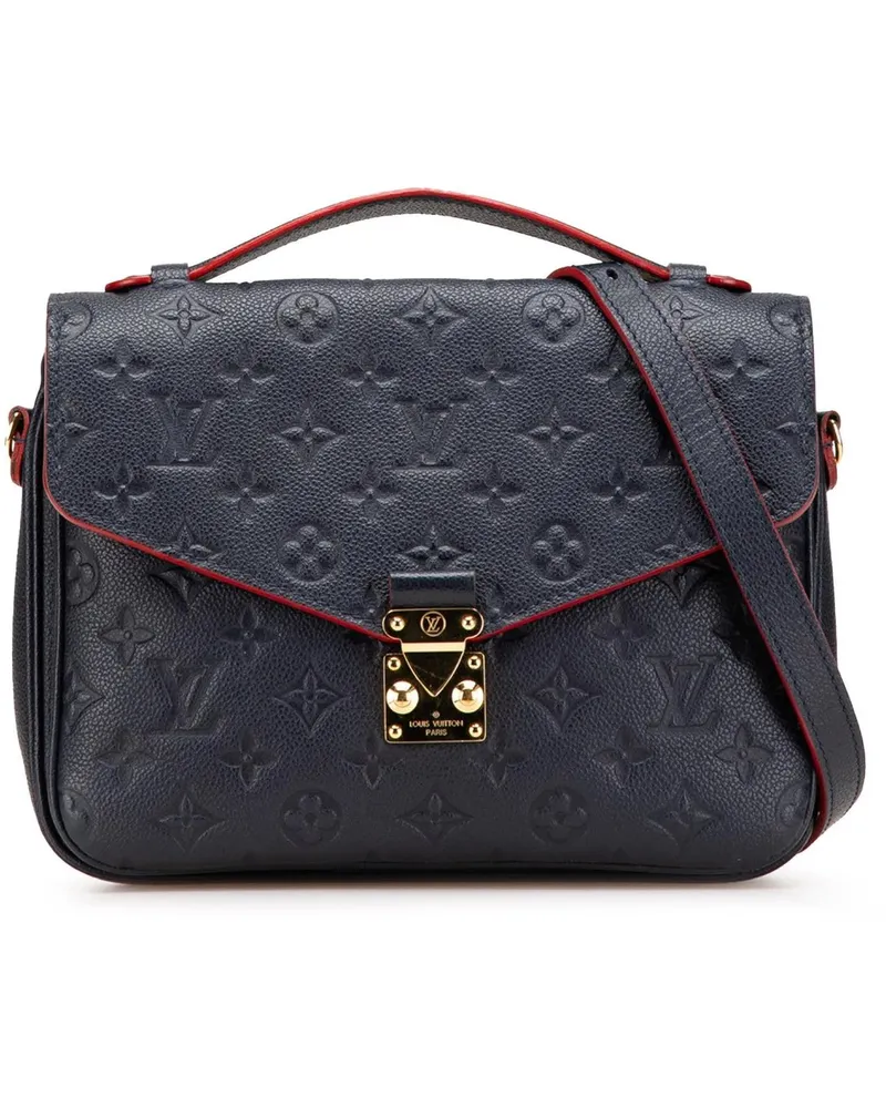 Louis Vuitton Hobo Bags 2021-2024 Monogram Empreinte Pochette Metis blau Blau