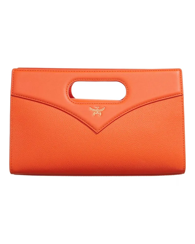 MCM Crossbody Bags Diamond Lthr Diamant Crossbody Orange